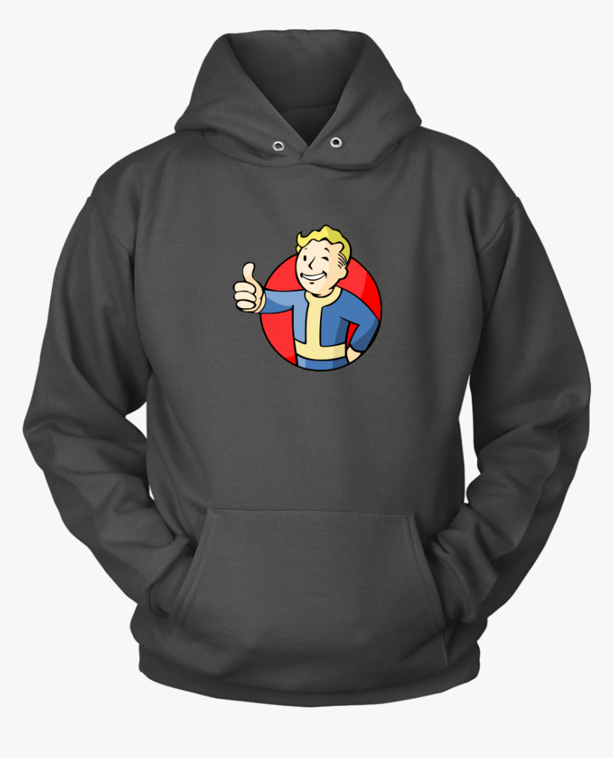 Fallout Vault Boy Thumbs Up Hoodie - Golden State Basketball Hoodie, HD Png Download, Free Download