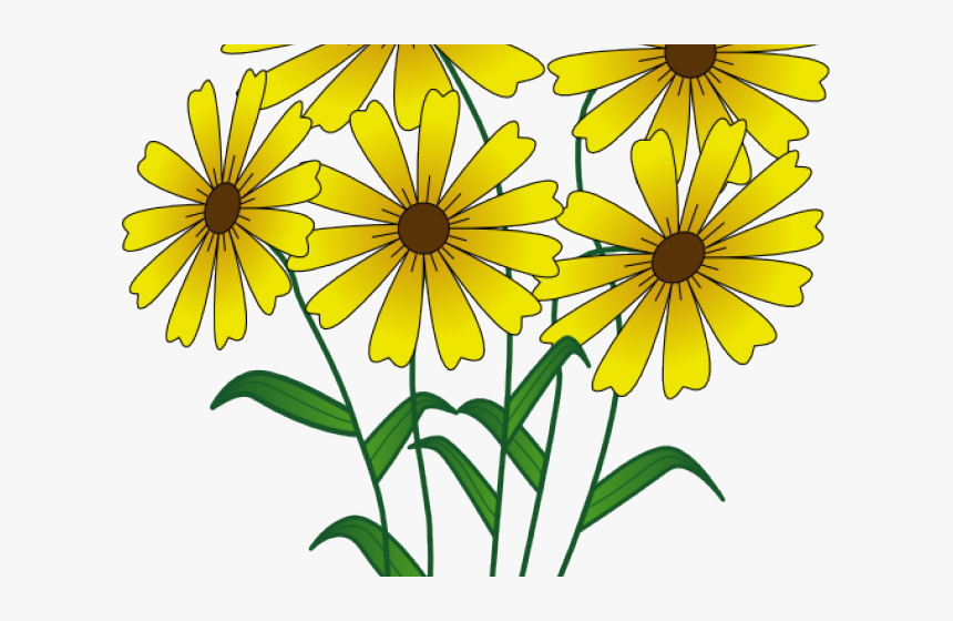 Wildflower Clipart Flower Boquet - Group Of Flowers Clipart, HD Png Download, Free Download