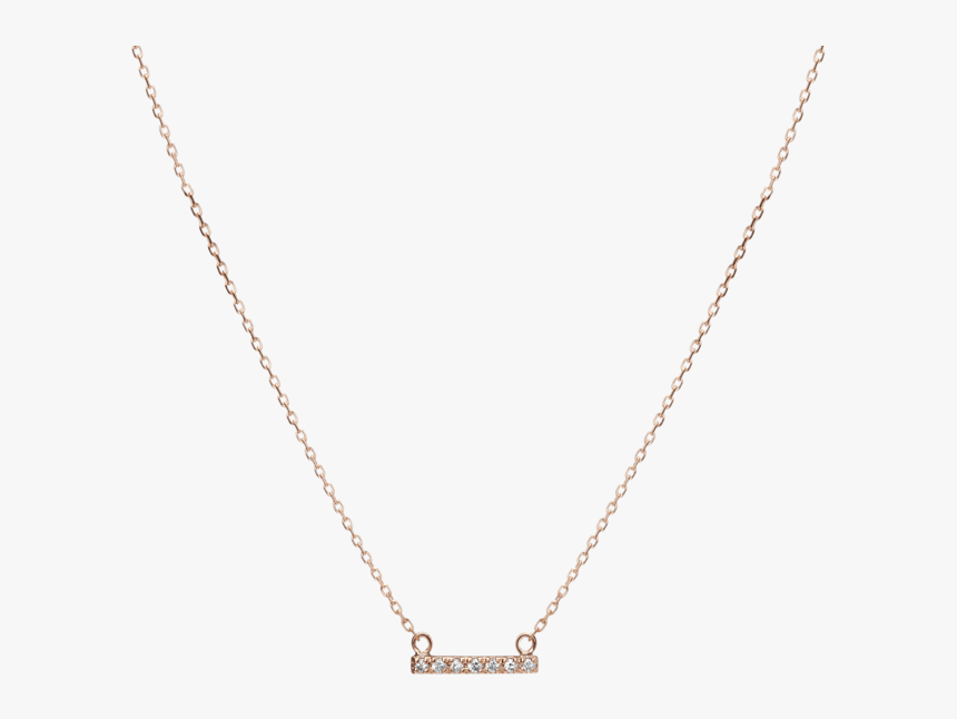 Midi Diamond Bar Pendant - Necklace, HD Png Download, Free Download