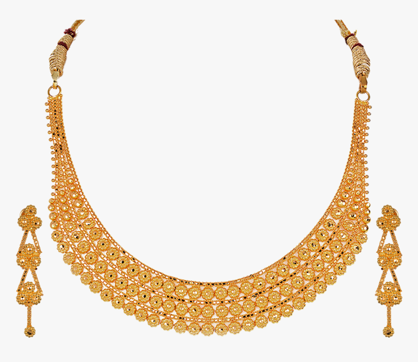 Orra Gold Set Necklace Designs - Lalitha Jewellery Necklace Design, HD Png Download, Free Download