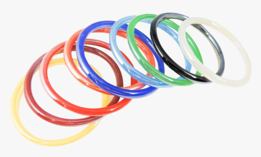 Colorful Glass Glass Bangles, HD Png Download, Free Download