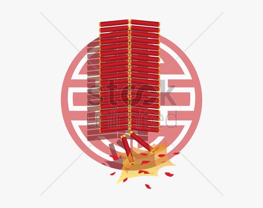 Chinese Firecrackers V矢量图形 - Graphic Design, HD Png Download, Free Download