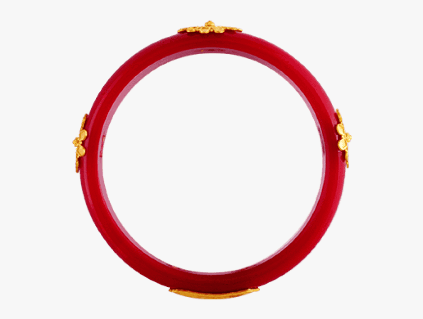 22kt Yellow Gold Pola Bangle For Women - Circle, HD Png Download, Free Download