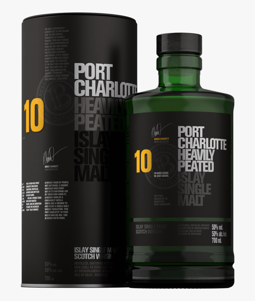 Bruichladdich Port Charlotte 10 Year Old - Port Charlotte Mrc 01, HD Png Download, Free Download