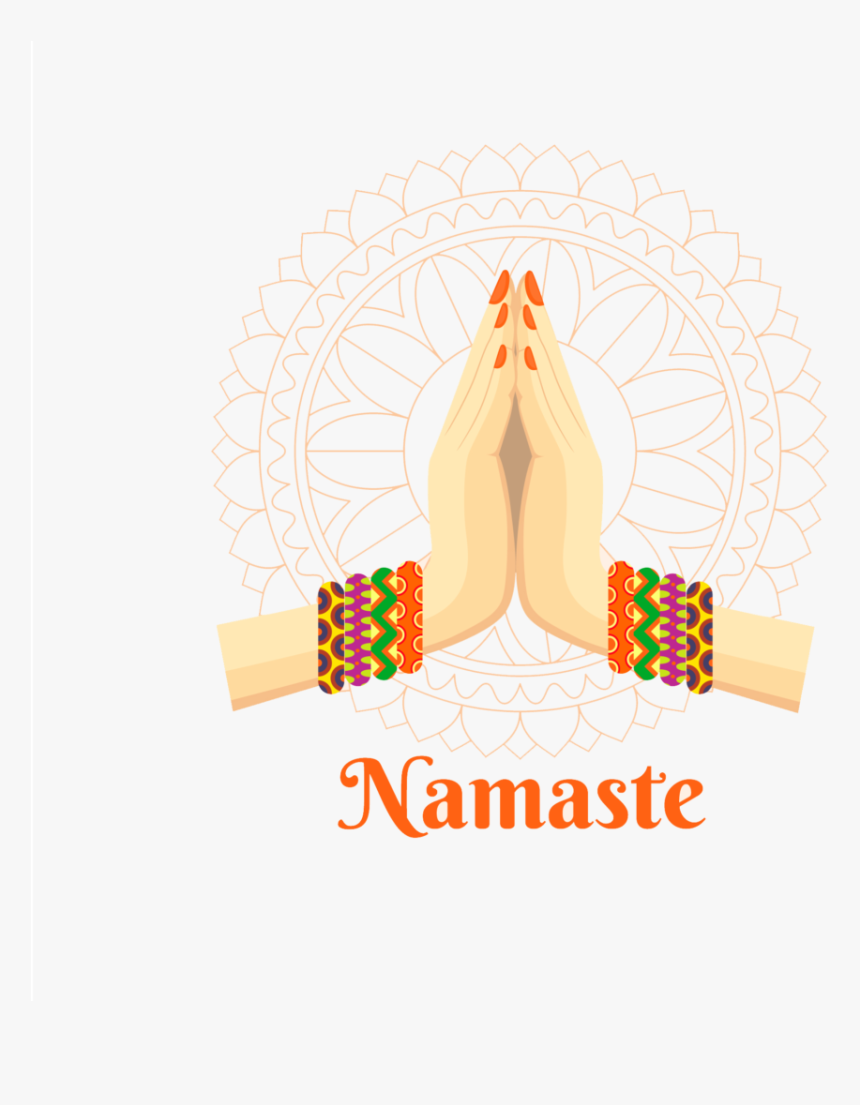 Hand Greeting Indian Womans Namaste, HD Png Download, Free Download