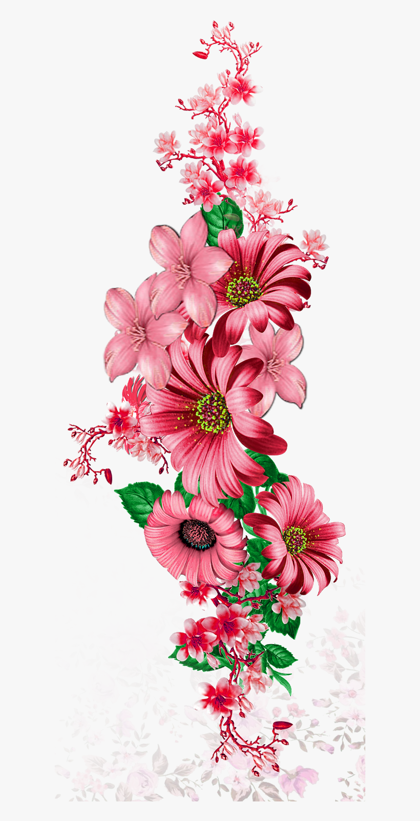 Vector,flower,vector Art,flower Vector,vector Flower - Vector Flowers Png Hd, Transparent Png, Free Download