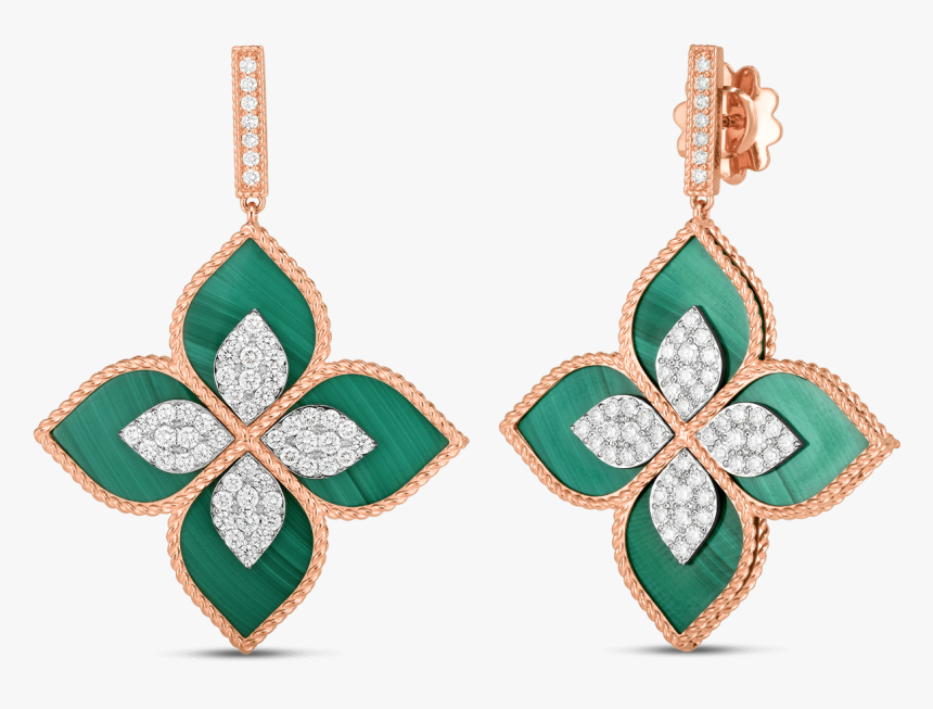 Roberto Coin Malachite Earrings, HD Png Download, Free Download