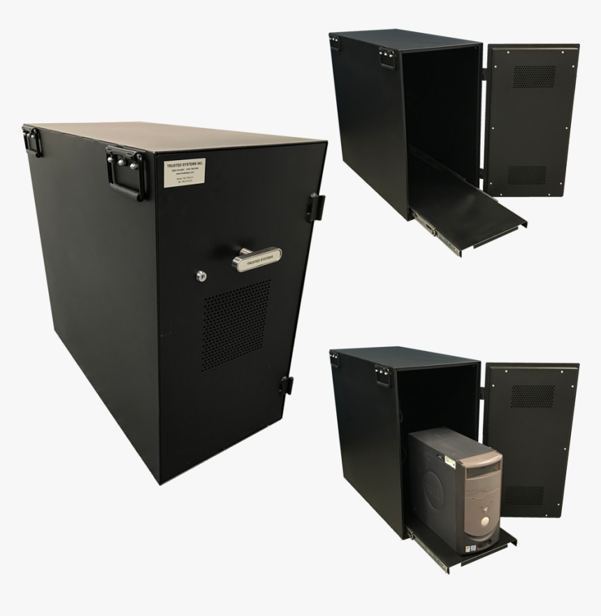 Trusted Systems Secure Computer Cabinets And Cpu Enclosures - Filing Cabinet, HD Png Download, Free Download