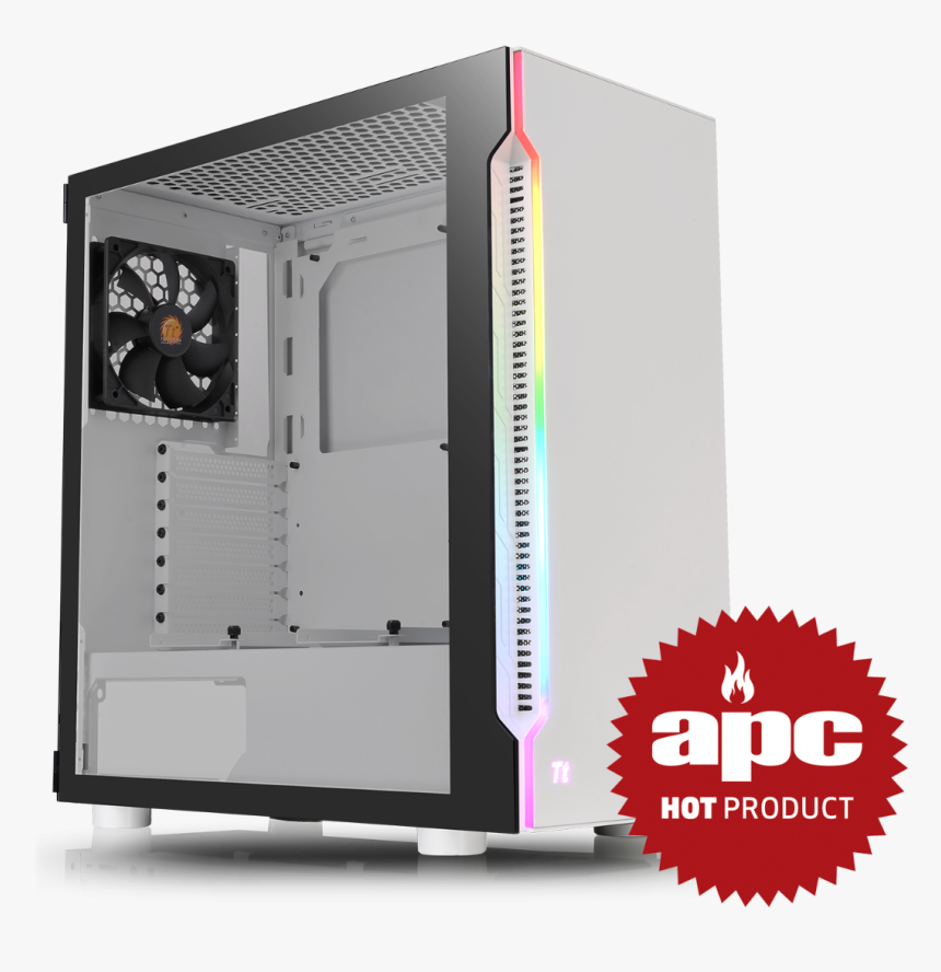 H200 Tg Snow Rgb - Thermaltake H200 Tg Snow Rgb, HD Png Download, Free Download