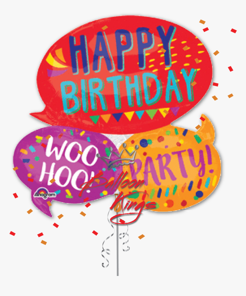 Happy Birthday Bubbles, HD Png Download, Free Download