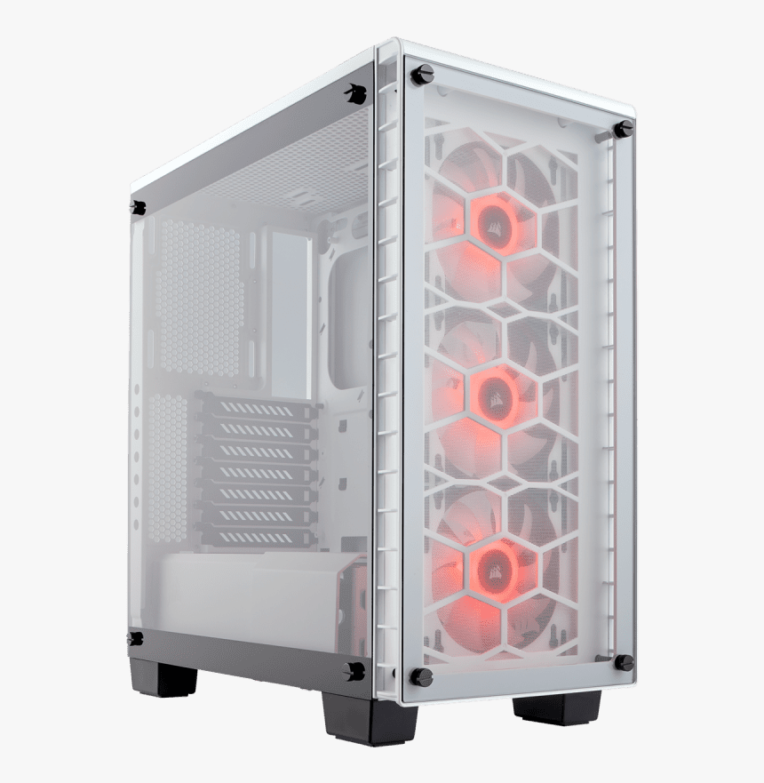 Crystal 460x Rgb White Atx Mid Tower Case, HD Png Download, Free Download