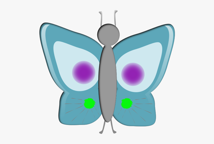 Blue Butterfly Image - Butterfly, HD Png Download, Free Download