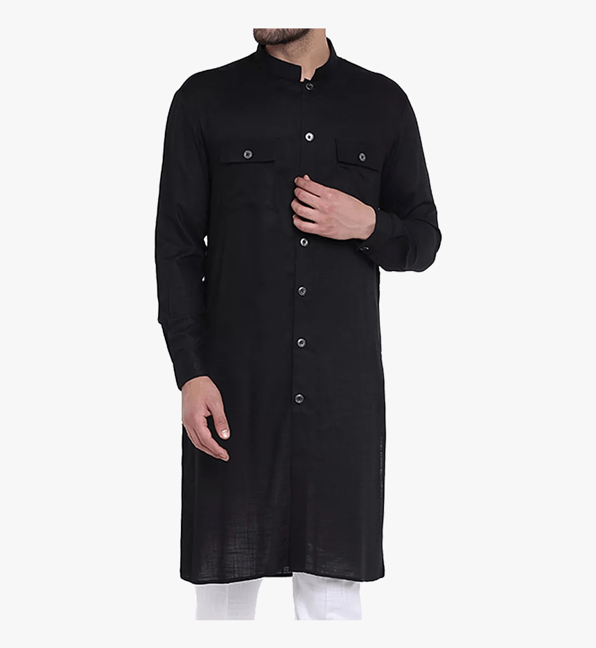 Traditional Cut Kurta - Front Button Kurta For Men, HD Png Download, Free Download