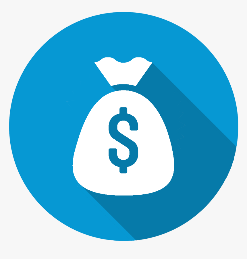 Flat Icon Money Blue, HD Png Download, Free Download