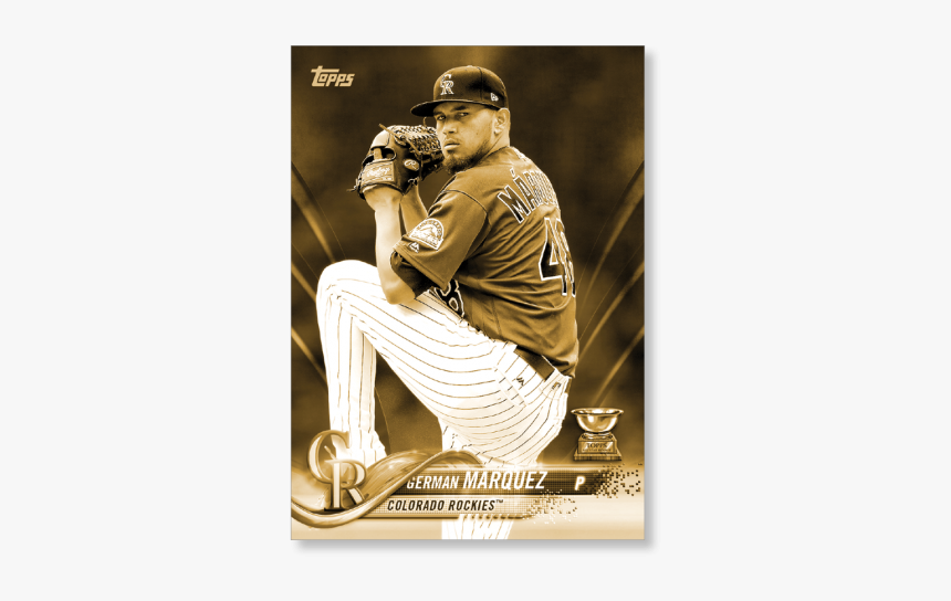 2018 Topps Baseball Series 2 German Marquez Base Poster - First-class Cricket, HD Png Download, Free Download