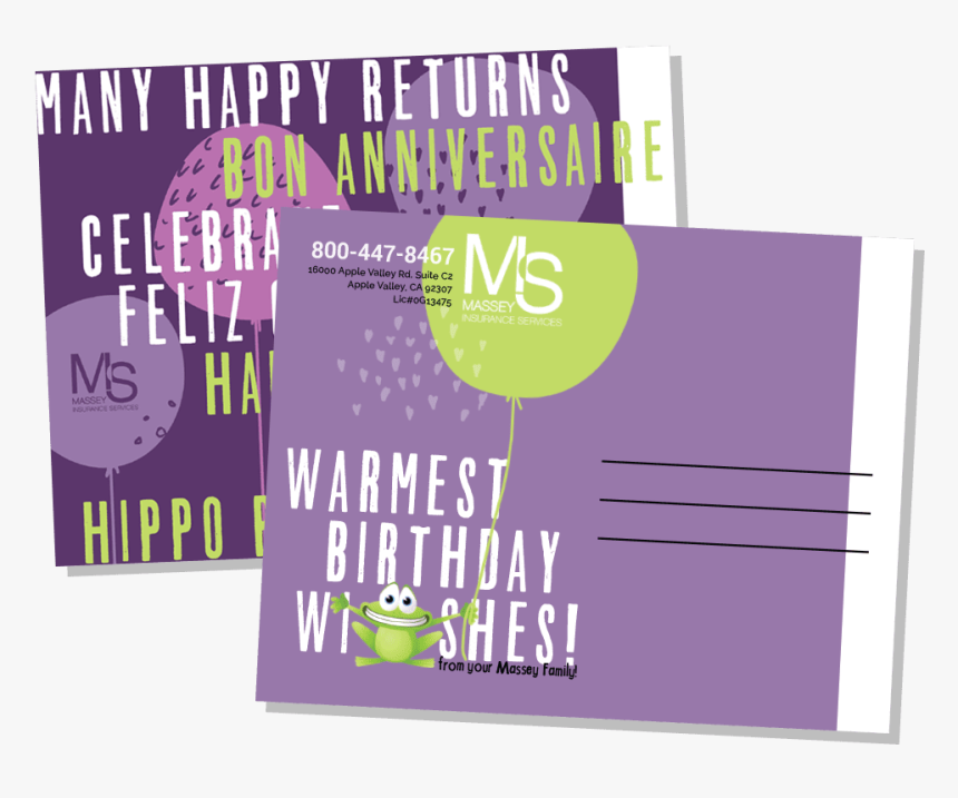 Birthday Post Card - Poster, HD Png Download, Free Download