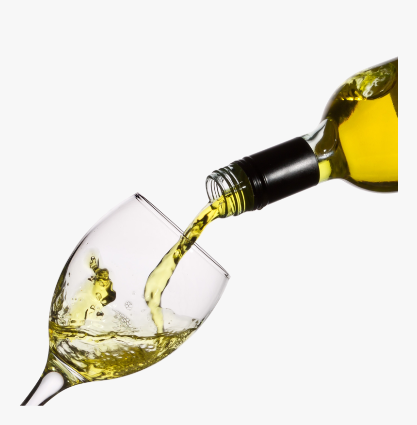 Glass Background Wine Transparent - Wine Glass With Bottle, HD Png Download, Free Download