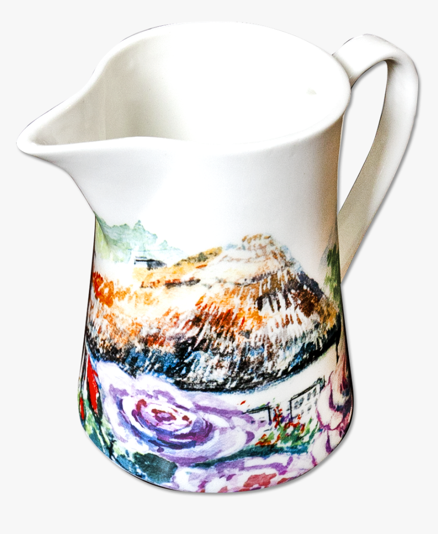 Milk Jug In Rambling Rose Design - Ceramic, HD Png Download, Free Download