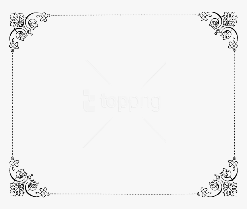 Vintage Border Frame Image Png Free Images Toppng - Transparent Background Vintage Frame Border, Png Download, Free Download