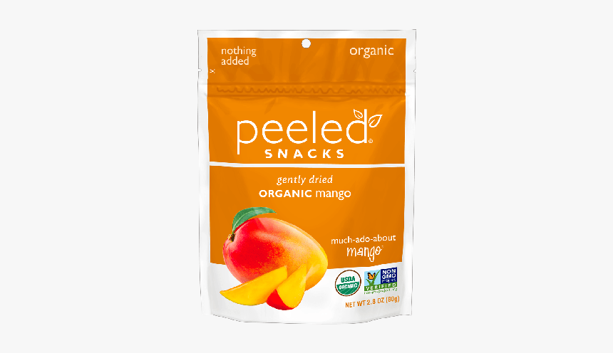 Peeled Snacks Organic Mango Strips Dried Fruit,, HD Png Download, Free Download
