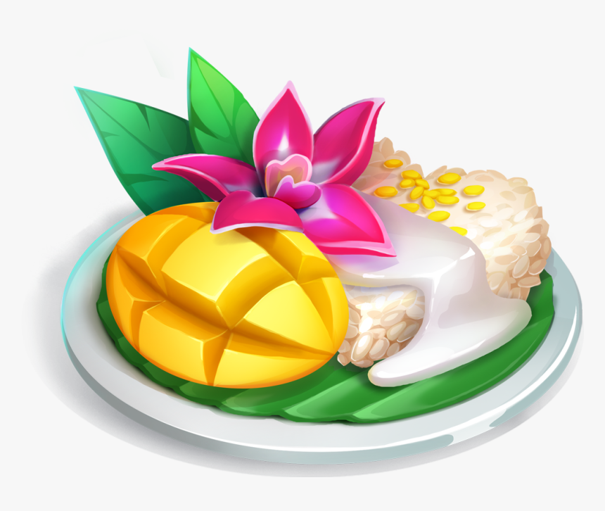 Mango Sticky Rice - Mango Sticky Rice Png, Transparent Png, Free Download