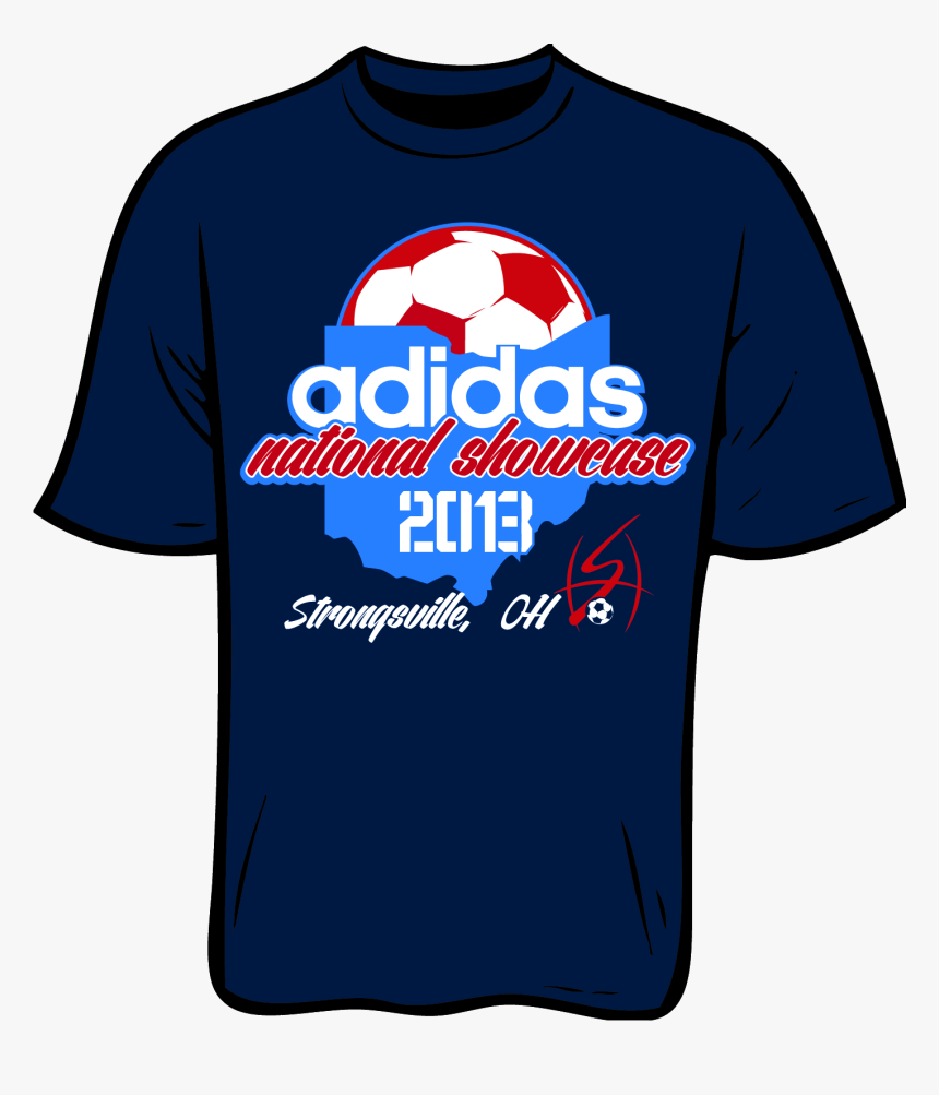 Adidas T Shirts Designs , Png Download - Adidas Soccer Logo T Shirt, Transparent Png, Free Download