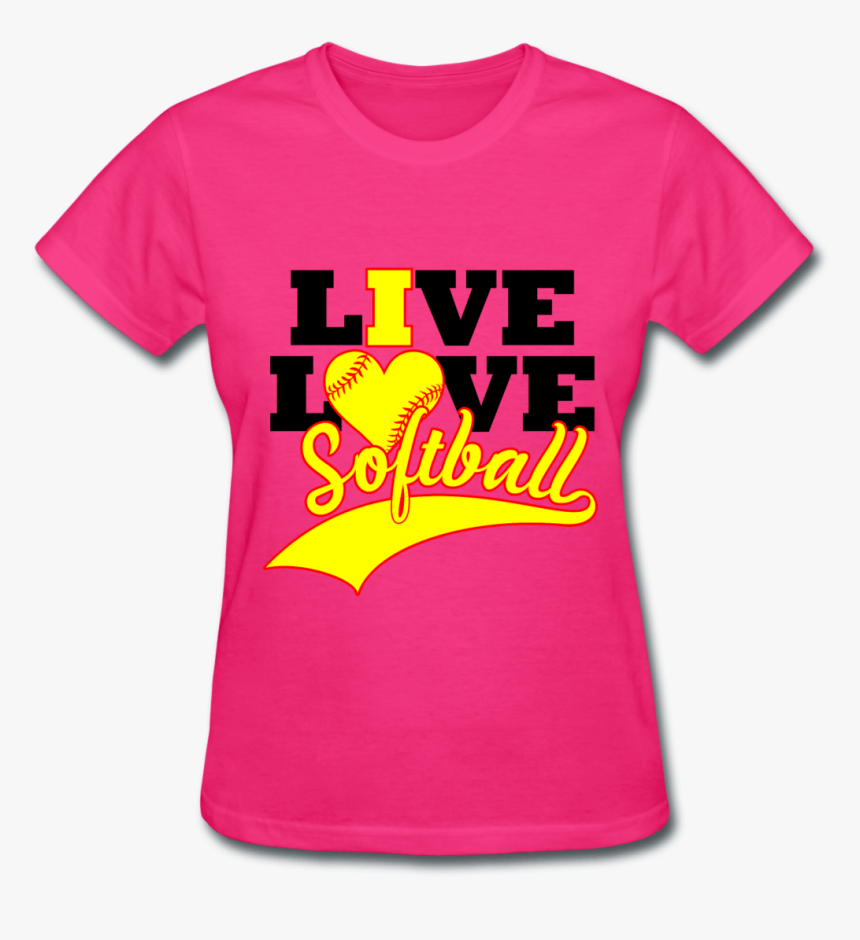 Live Love Softball Sports T-shirt Design - Active Shirt, HD Png Download, Free Download