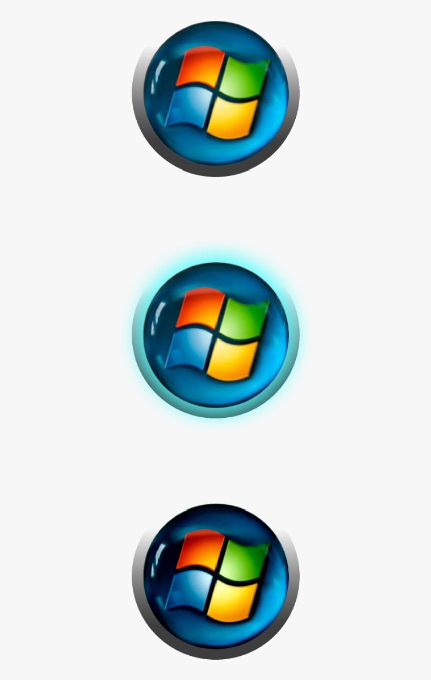 Windows 7 Start Button Small, HD Png Download, Free Download