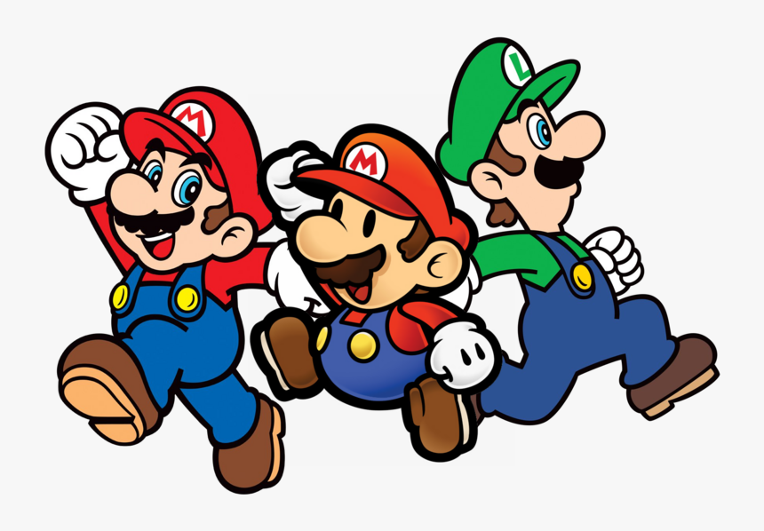 Mario With Friends Image - Mario And Paper Mario, HD Png Download, Free Download