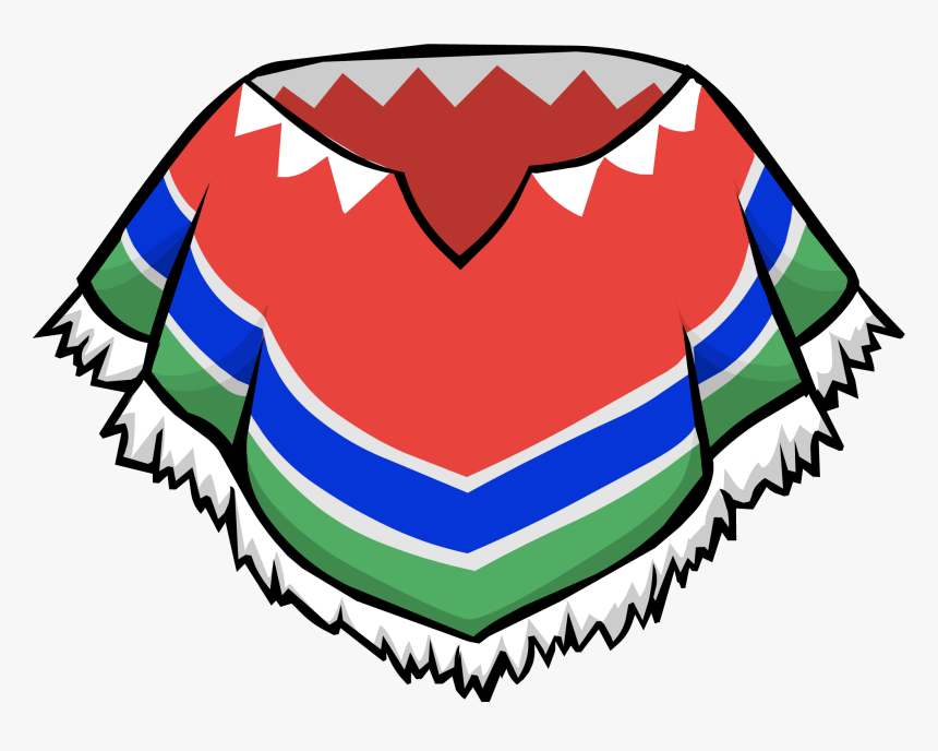 Club Penguin Rewritten Wiki - Mexican Poncho Png, Transparent Png, Free Download