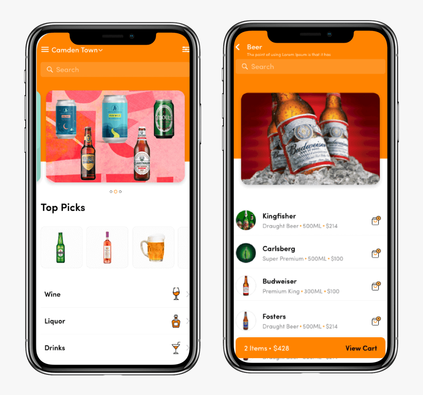 Alcohol Delivery Mobile App - Super Delivery App, HD Png Download, Free Download