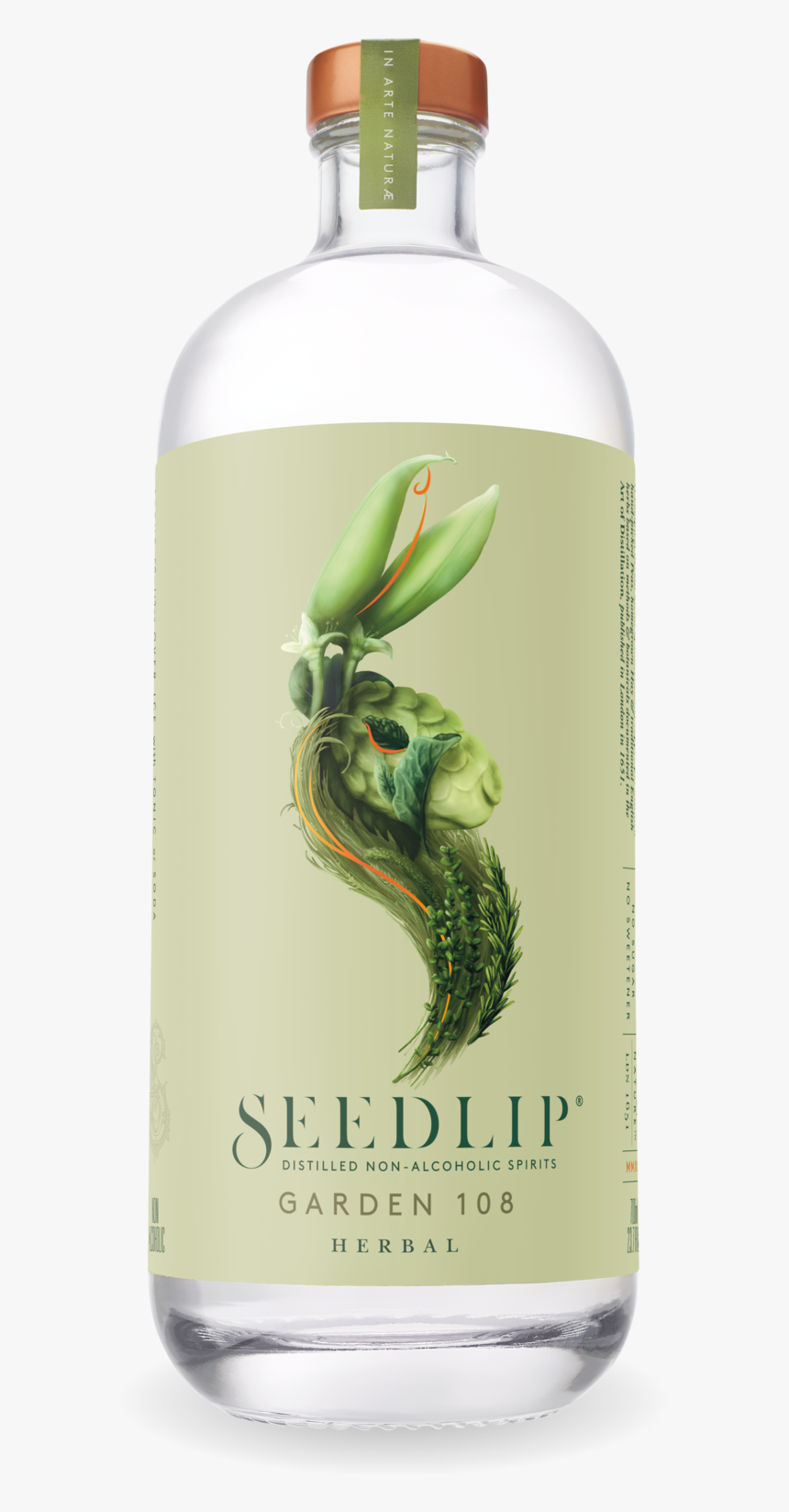 Garden-70cl 750x - Seedlip Drinks, HD Png Download, Free Download