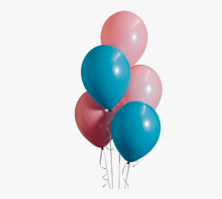 Pink And Blue Balloons Png, Transparent Png, Free Download