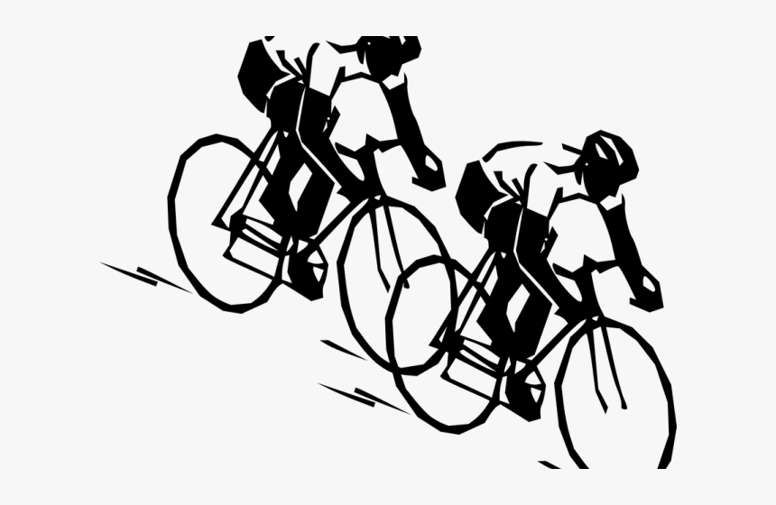 Racer Clipart Cycling Competition - Bike Race Clip Art, HD Png Download, Free Download