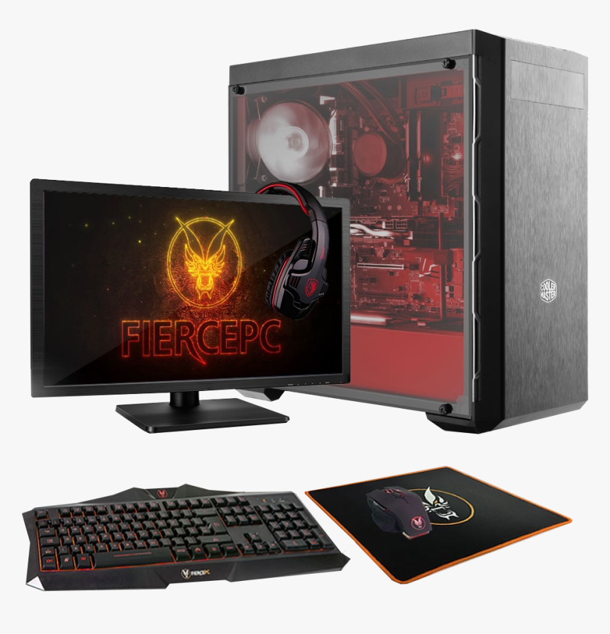 Desktop Computer , Png Download - Gamer Pc De De Bureau Fierce, Transparent Png, Free Download