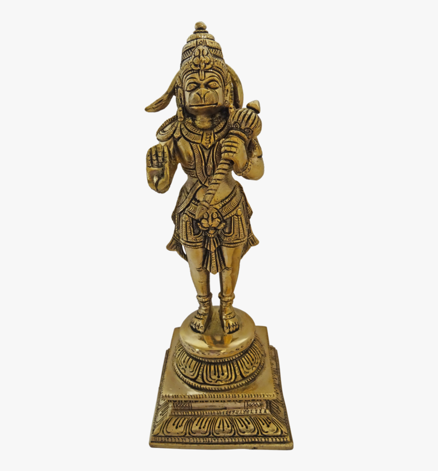 Brass Standing Lord Hanuman Statue, 4 X 10 Inch, Vgo - Statue, HD Png Download, Free Download