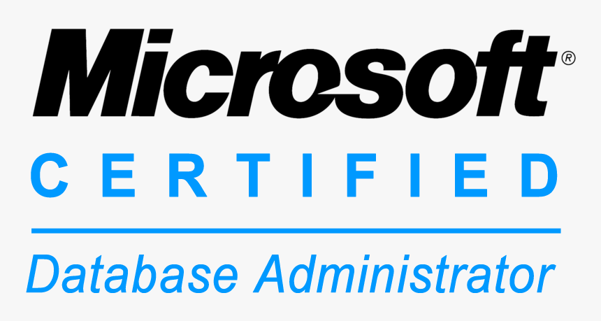 Mcdba Logo - Microsoft Certified Logo Png, Transparent Png, Free Download