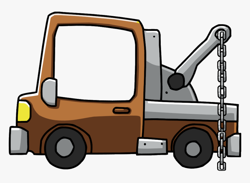 Clipart Tow Truck Towing A Car Png Free Library Tow - Cars Clip Art Tow Truck, Transparent Png, Free Download