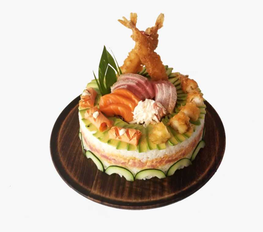 Shrimp Tempura Sushi Cake - Fruit Cake, HD Png Download, Free Download