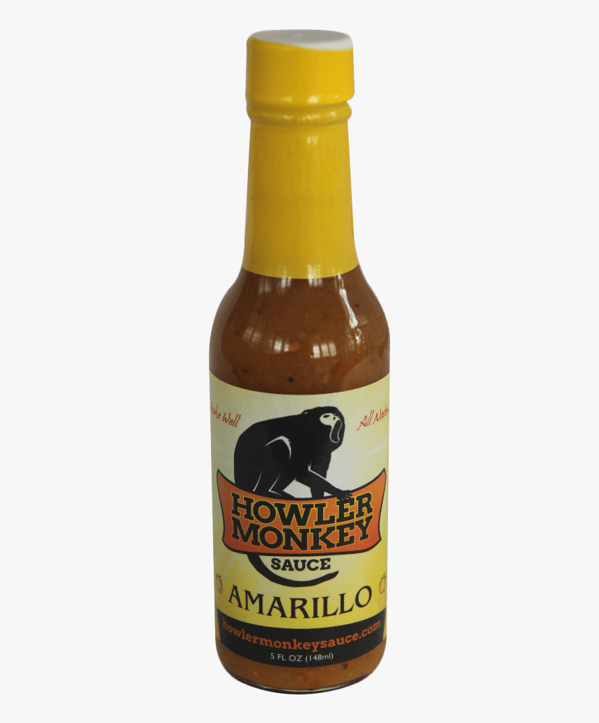Howler Monkey Amarillo Hot Sauce 148ml - Beer Bottle, HD Png Download, Free Download