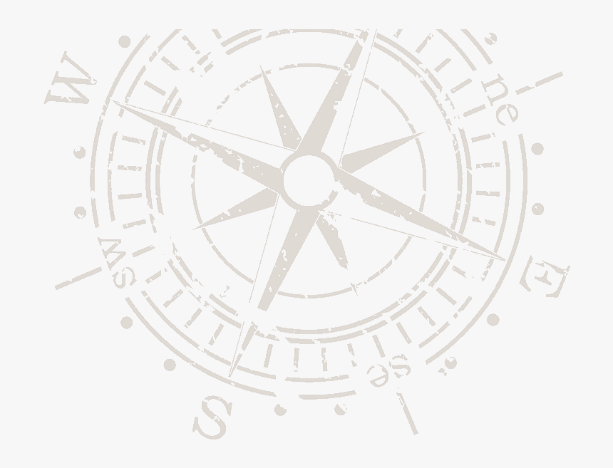 Transparent Compass Transparent Png - Compass Rose Wall Decal Stickers, Png Download, Free Download
