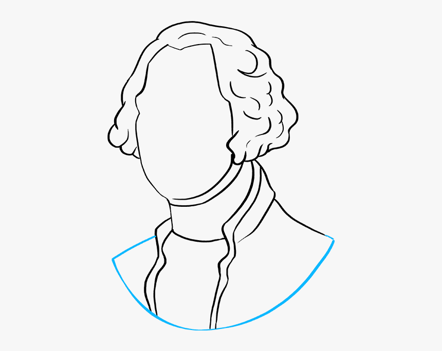 How To Draw George Washington - Line Art, HD Png Download, Free Download