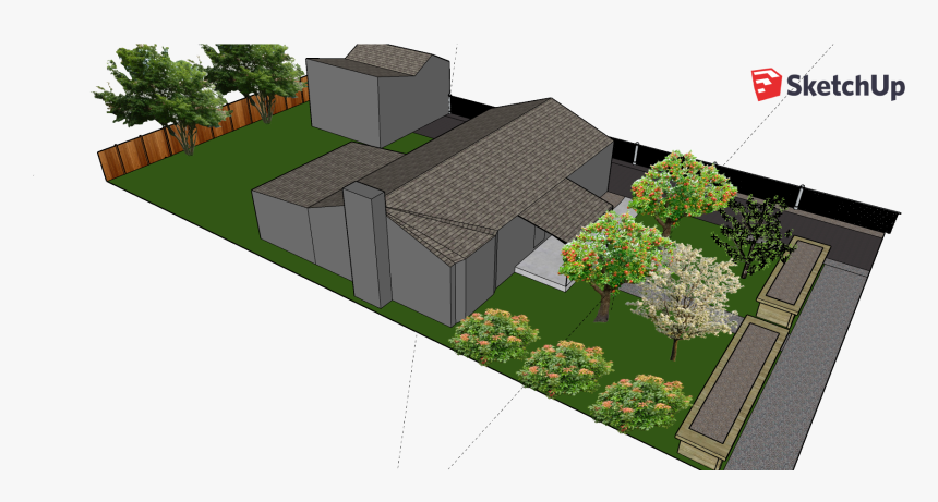 [thumbnail For Front-yard ] - Sketchup, HD Png Download, Free Download