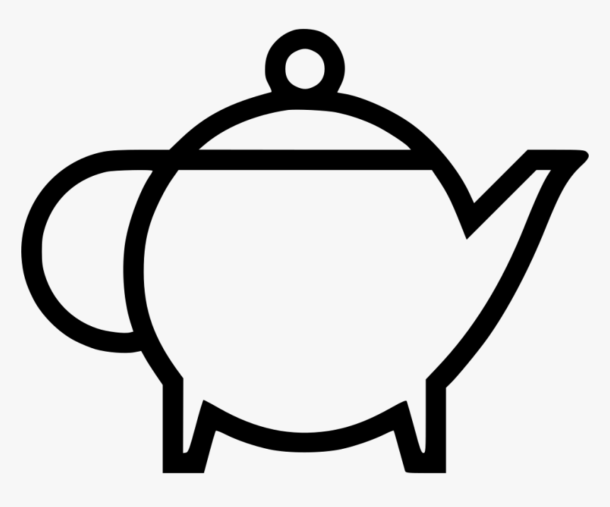 Kettle Pot Tea - Teapot White Png Icon, Transparent Png, Free Download