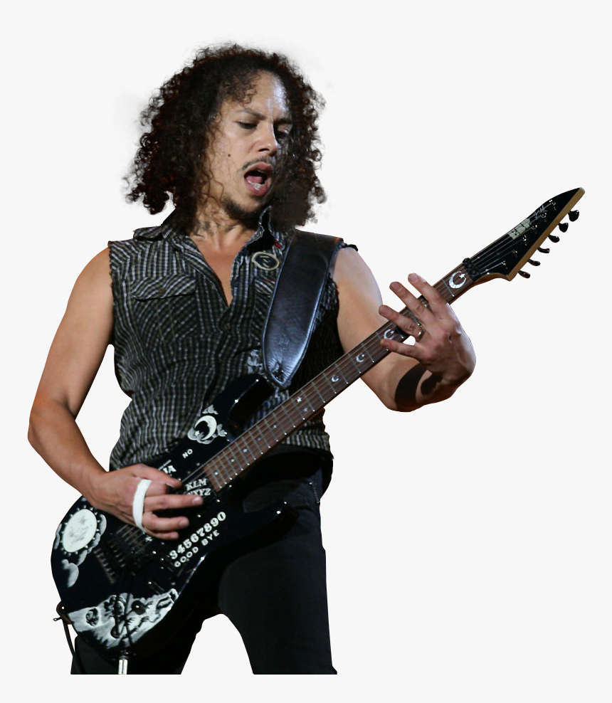 Kirk Hammett Png - Kirk Hammett Black Guitar, Transparent Png, Free Download