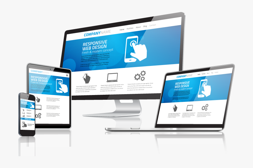 Responsive Web Design - Mobile Tab And Pc Png, Transparent Png, Free Download