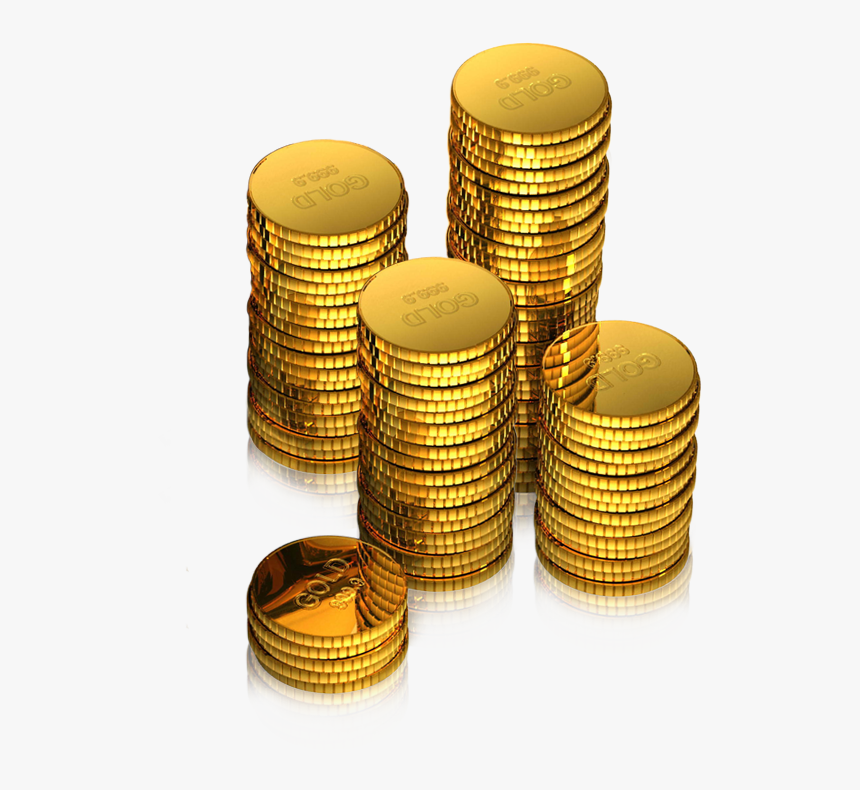 Become A Partner - Transparent Background Stack Of Gold Coins, HD Png Download, Free Download