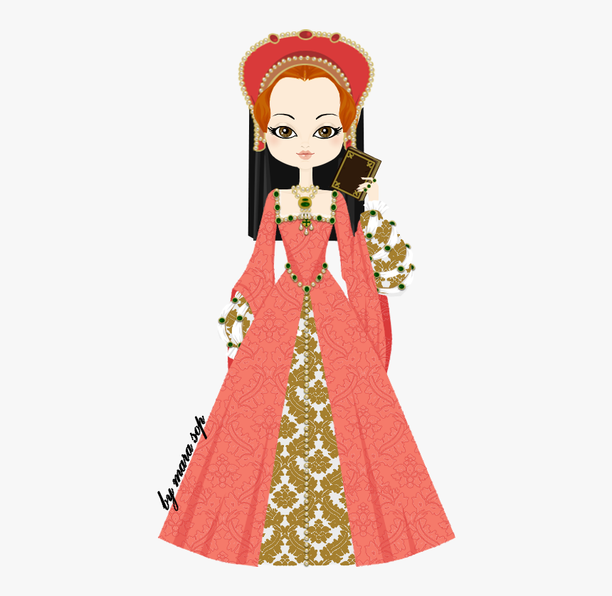 Lady Elizabeth Tudor By Marasop On , Princess Elizabeth - Elizabethan Era Clothing Clipart, HD Png Download, Free Download