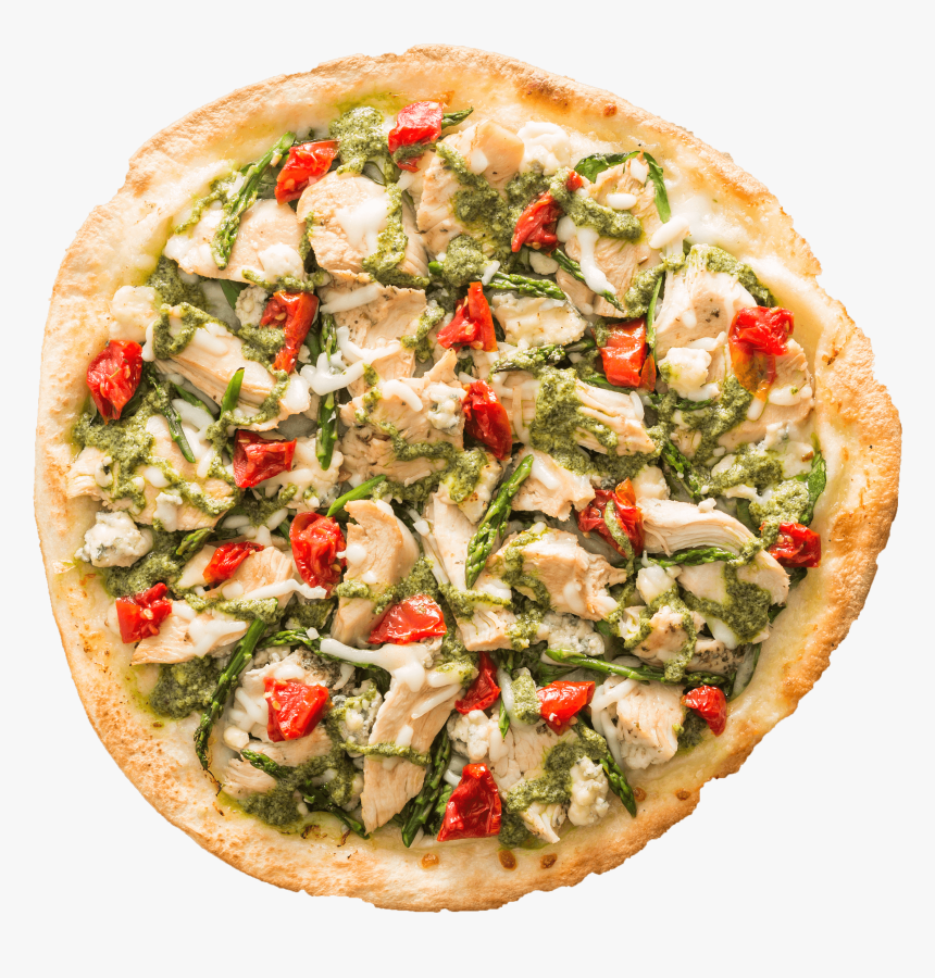 Chicken Pesto Pizza Png, Transparent Png, Free Download
