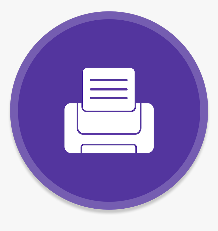 Printer Icon - Icon Printer Format Png, Transparent Png, Free Download